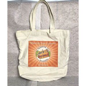Santa Fe "Buy Into It" Cotton Canvas Tote Bag - Rare Local Memorabilia